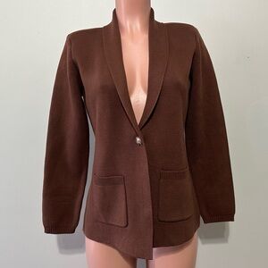 ELIE TAHARI KNIT BLAZER*****SIZE: MEDIUM